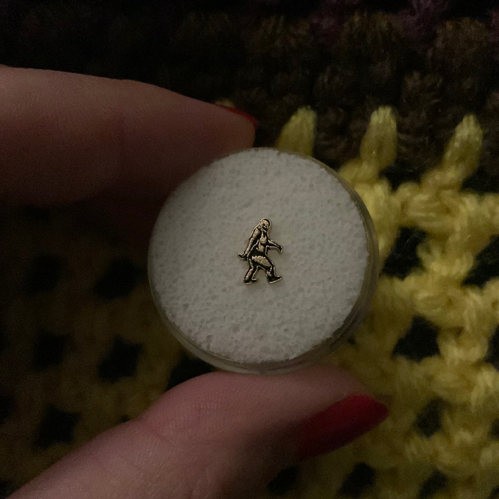 14K solid gold BODY GEMS Sasquatch/Bigfoot Threadless end